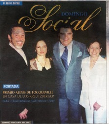 El Nuevo Herald Newspaper, Domingo Social, April 15, 2001