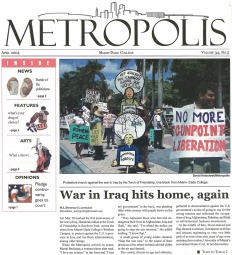 Metropolis Student Newspaper, Miami Dade College, April 2004