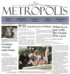 Metropolis Student Newspaper, Miami Dade College, September 2003